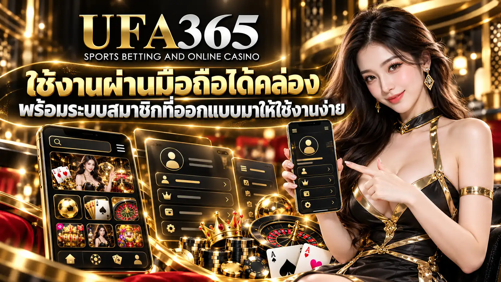 ใช้งานผ่านมือถือ - ufa365